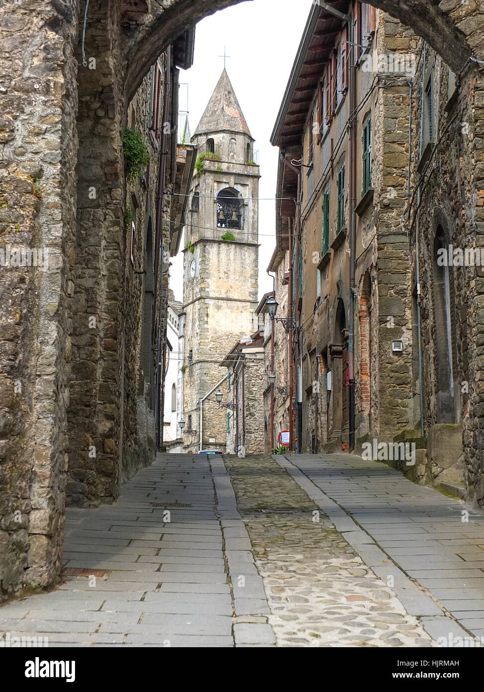 small, tiny, little, short, tuscany, medieval, castle, old, community, village, Stock Photo