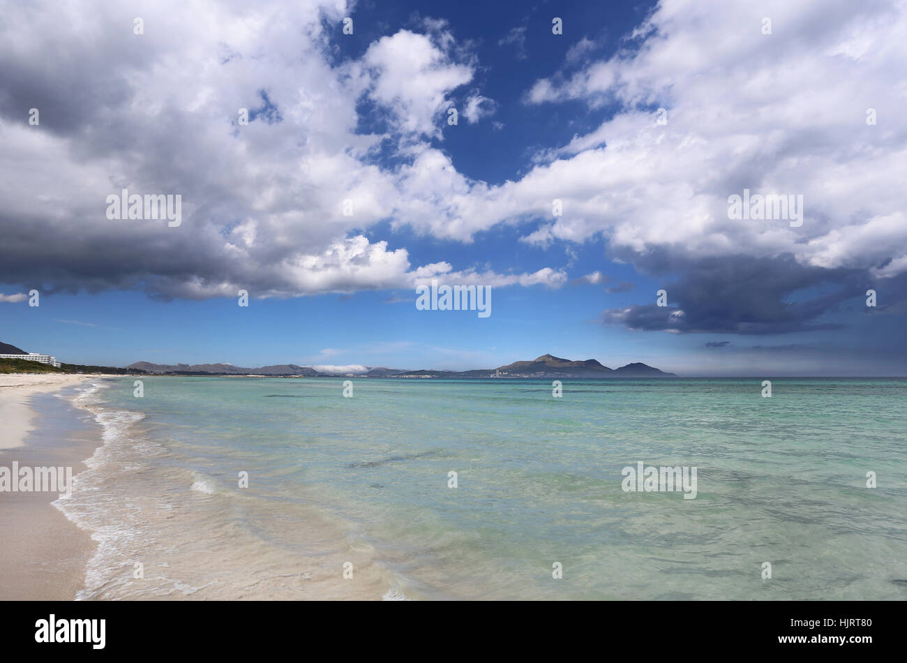 beach, seaside, the beach, seashore, mallorca, spain, water, mediterranean, Stock Photo