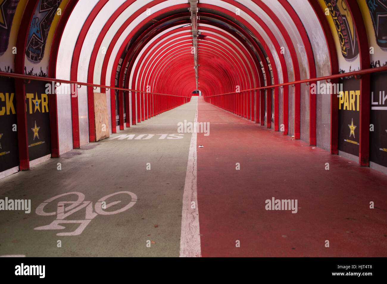 SECC Tunnel in Glasgow, Scotland, UK Stock Photo