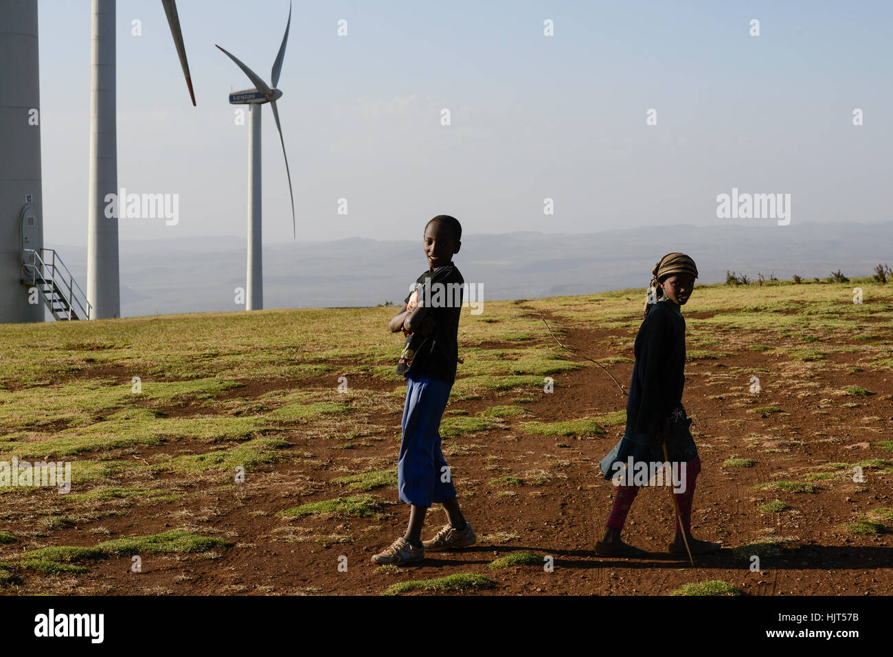 KENYA, Nairobi, Ngong Hills, 25,5 MW Wind Power Station with Vestas