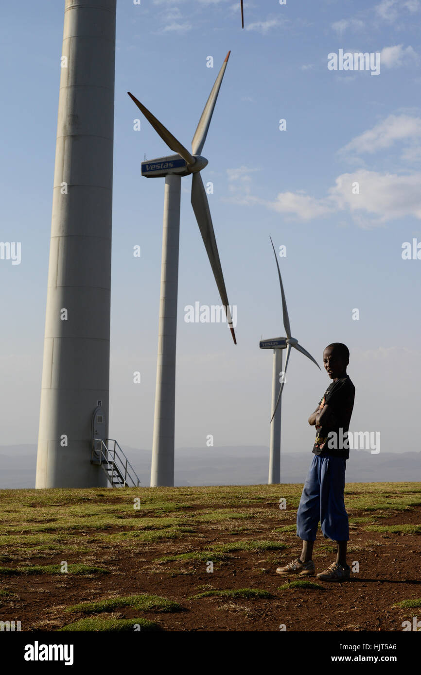 KENYA, Nairobi, Ngong Hills, 25,5 MW Wind Power Station with Vestas