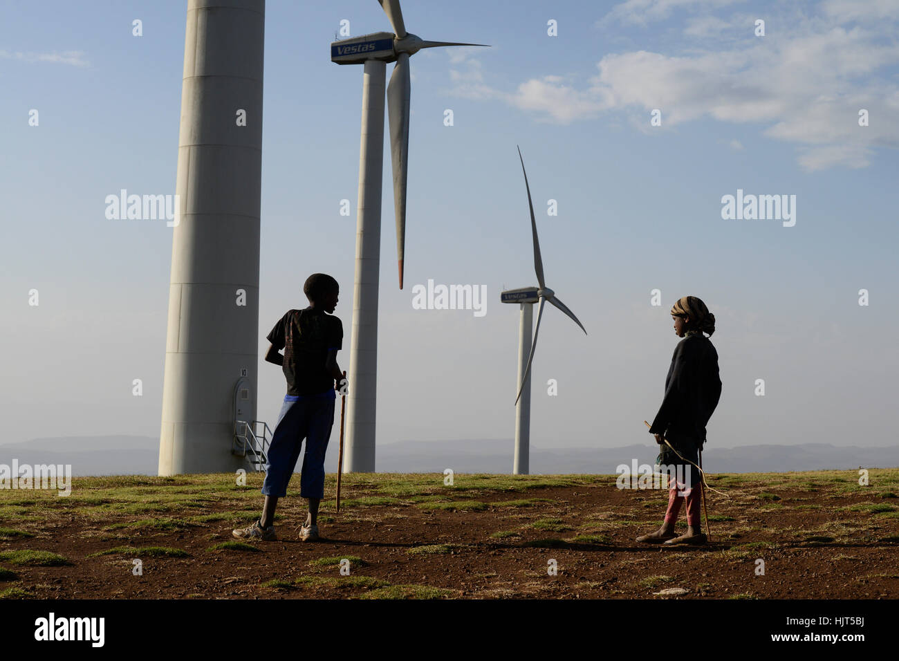 KENYA, Nairobi, Ngong Hills, 25,5 MW Wind Power Station with Vestas