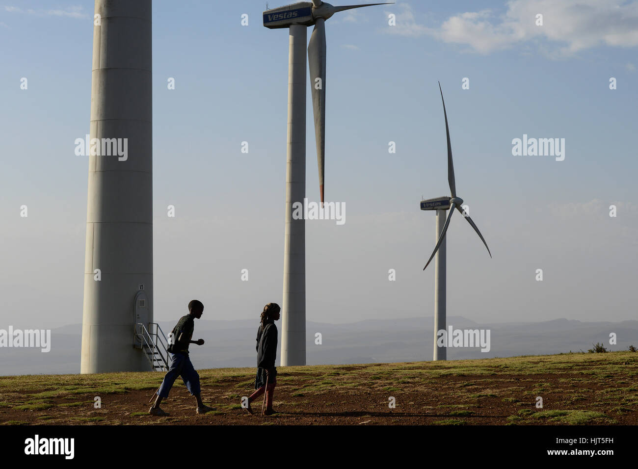 KENYA, Nairobi, Ngong Hills, 25,5 MW Wind Power Station with Vestas