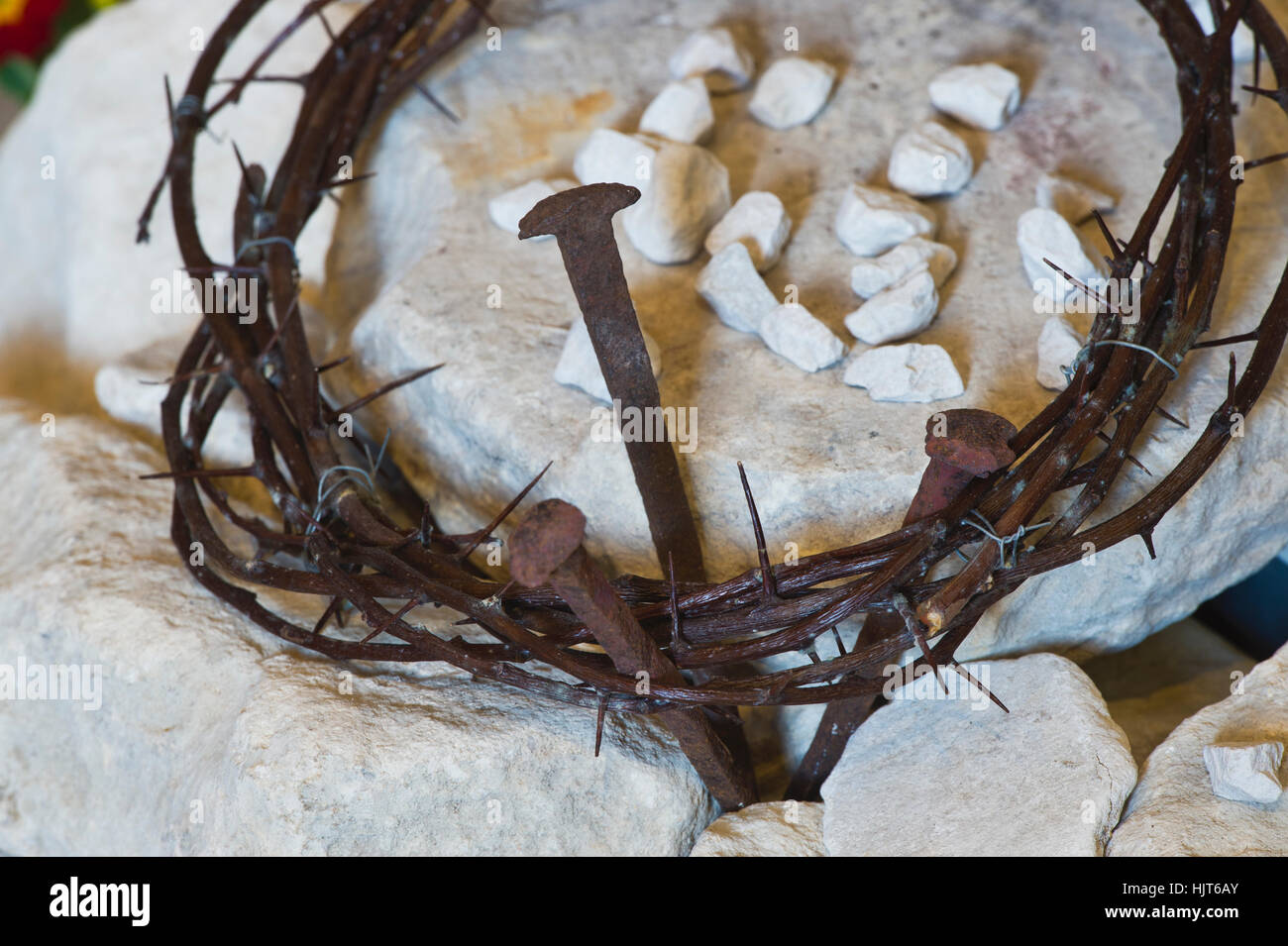 Crown thorns nails hi-res stock photography and images - Alamy