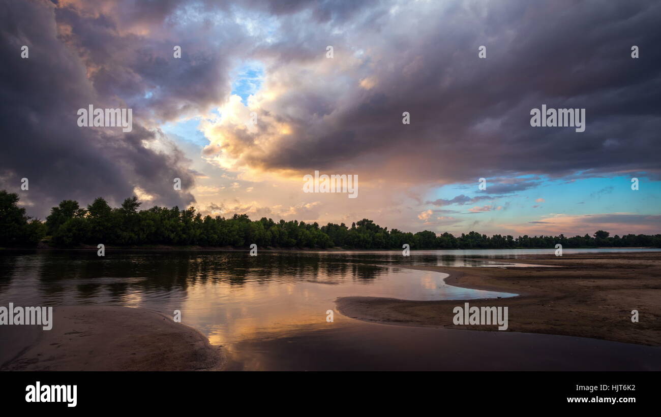 Dramatic storm sky background Stock Photo - Alamy