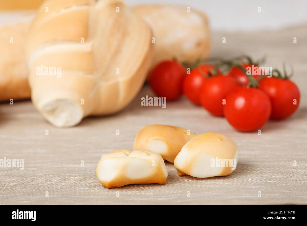 Italian smoked cheese specialty Stock Photo Alamy
