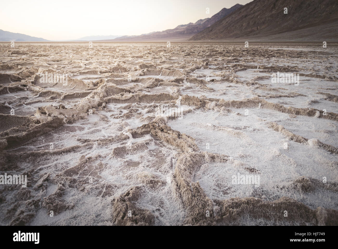 Badwater basin sunset hi-res stock photography and images - Alamy