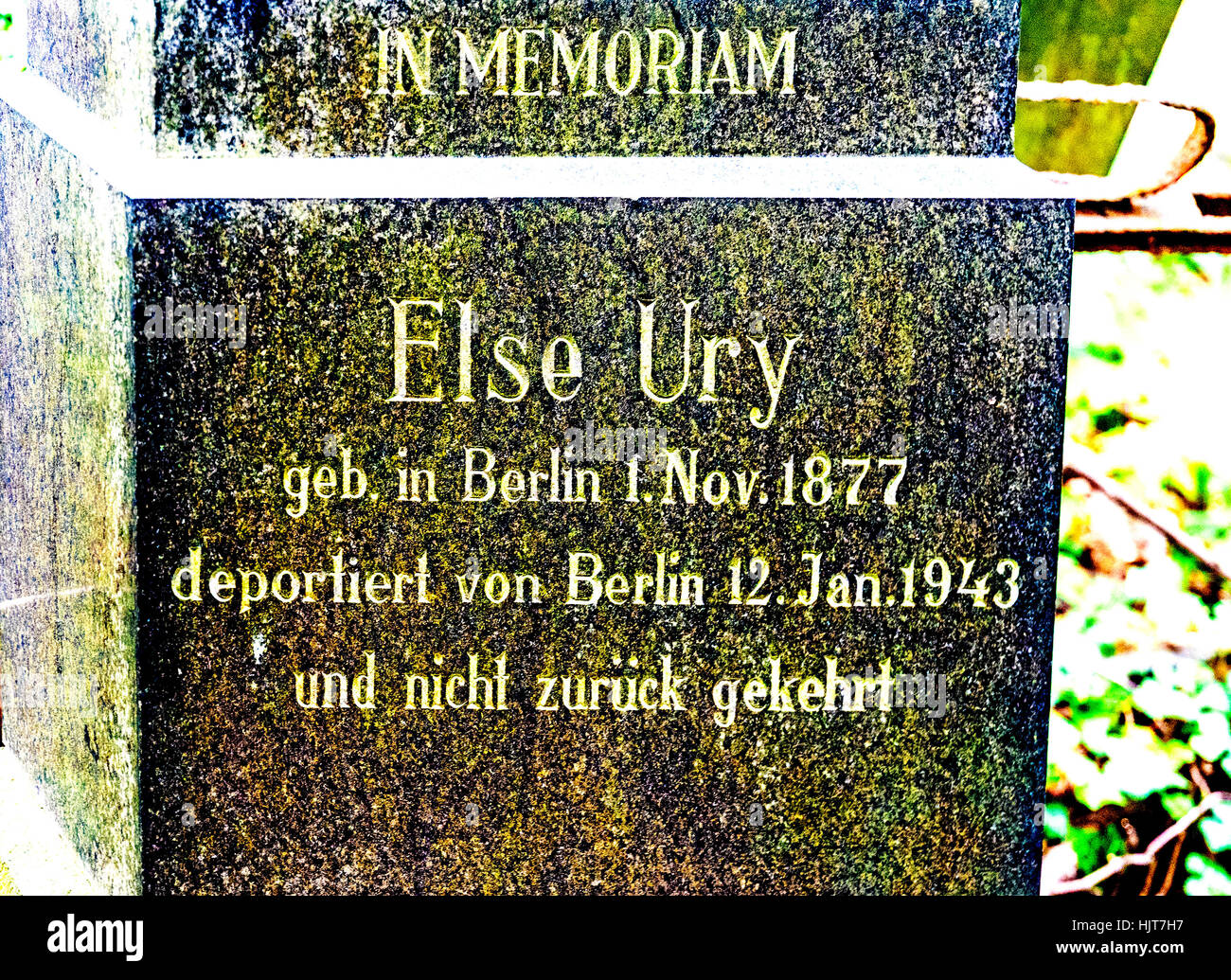 Else Ury, writer of german books for girls (1877-1943); Else Ury, Autorin von Nesthäkchen Stock Photo