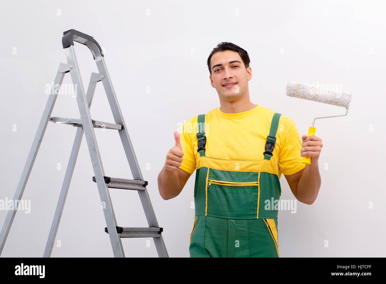Construction worker working at the site Stock Photo - Alamy