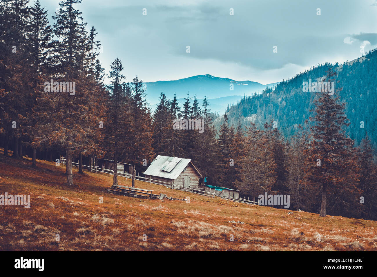 Old rural house in the Carpathian mountains Stock Photo - Alamy