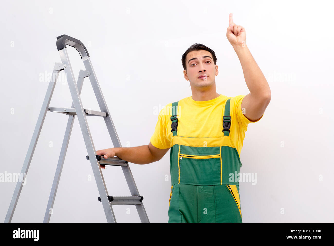 Construction worker working at the site Stock Photo - Alamy
