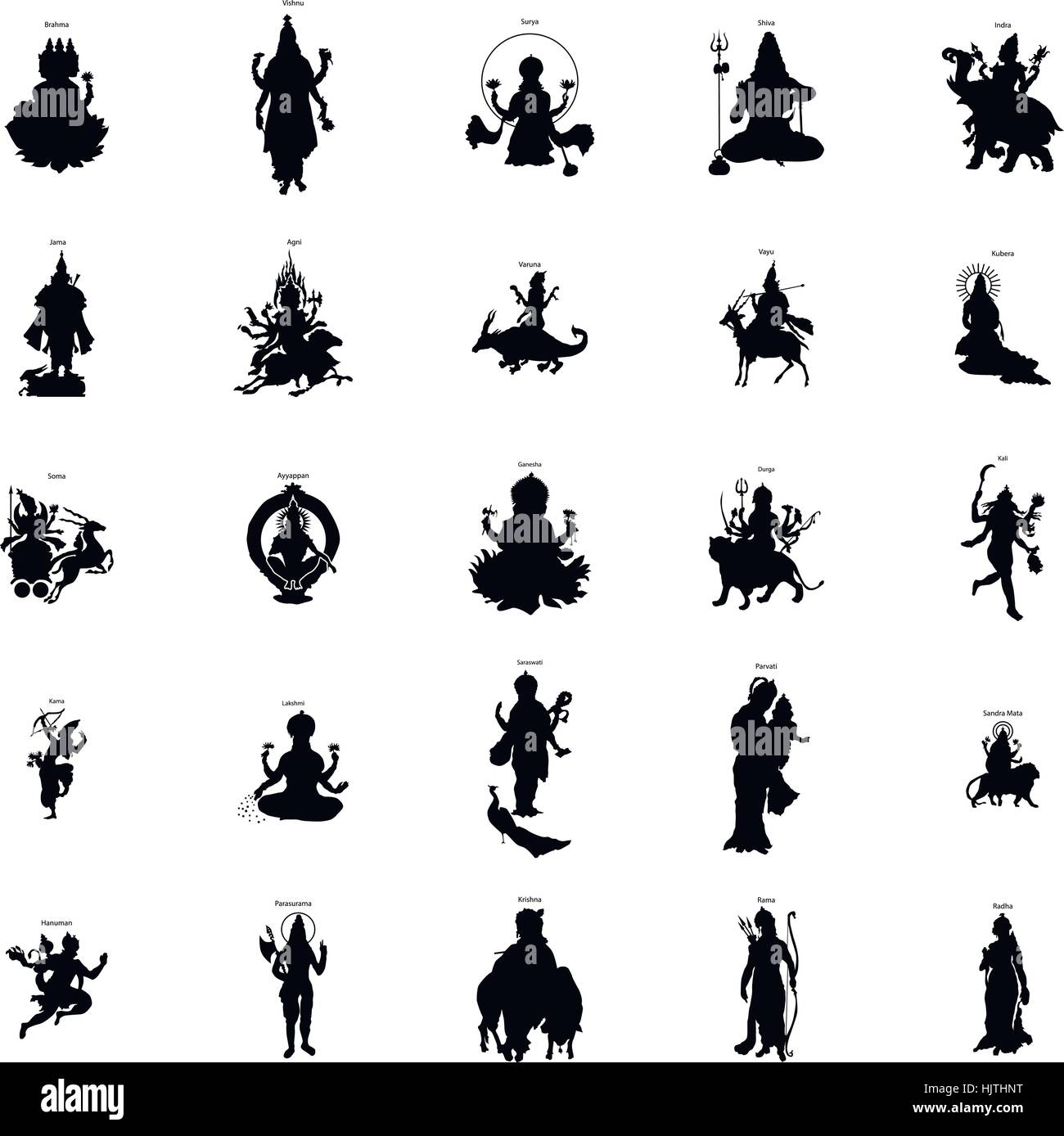 ganpati icon vector vectors high resolution stock photography and images alamy https www alamy com stock photo indian gods silhouette set in simple style on a white background 132077172 html