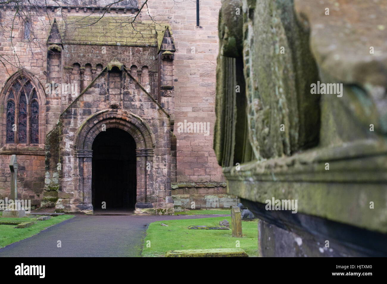Dunfermline Abbey, Dunfermline, Fife, Scotland Stock Photo Alamy