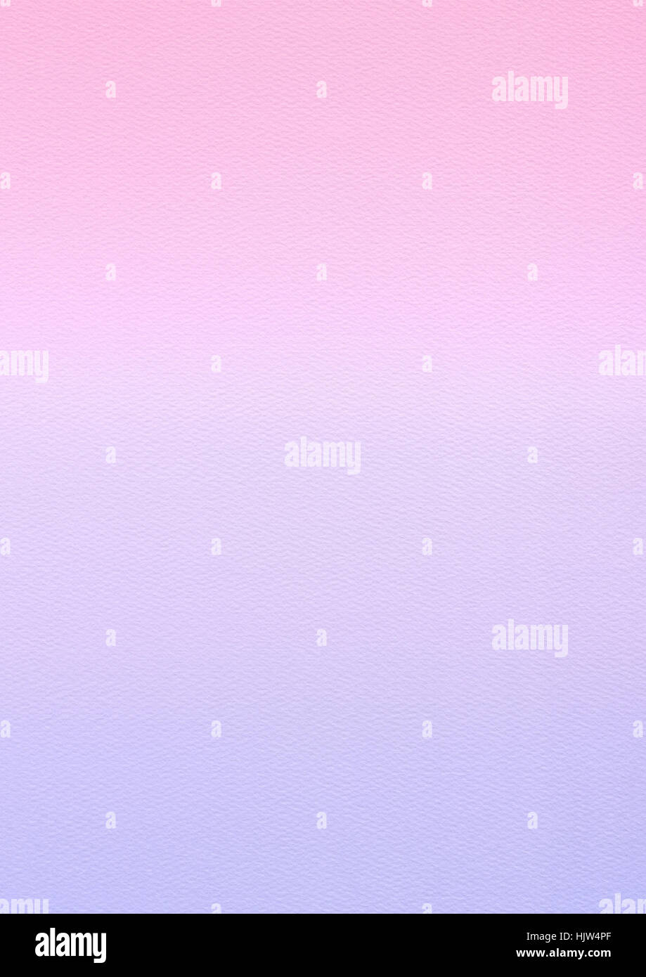 Vertical gradient pink to blue textured textured paper backbround Stock Photo