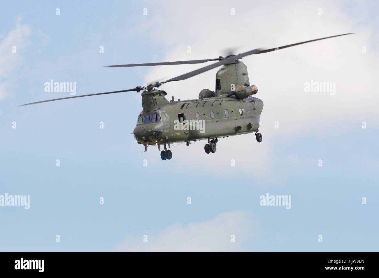 RAF Boeing Chinook helicopter Stock Photo