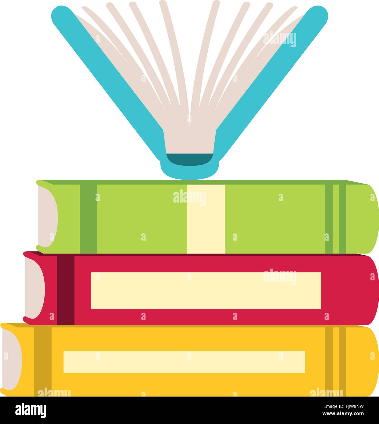 book icon image full color vector illustration design Stock Vector ...