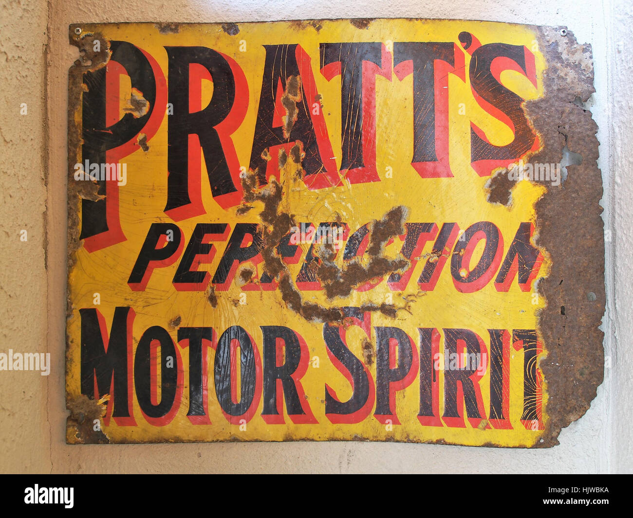 Pratts Motor Spirit Druckguss Schild Aluminium Öl Anzeige Werbung Benzin VAC017 