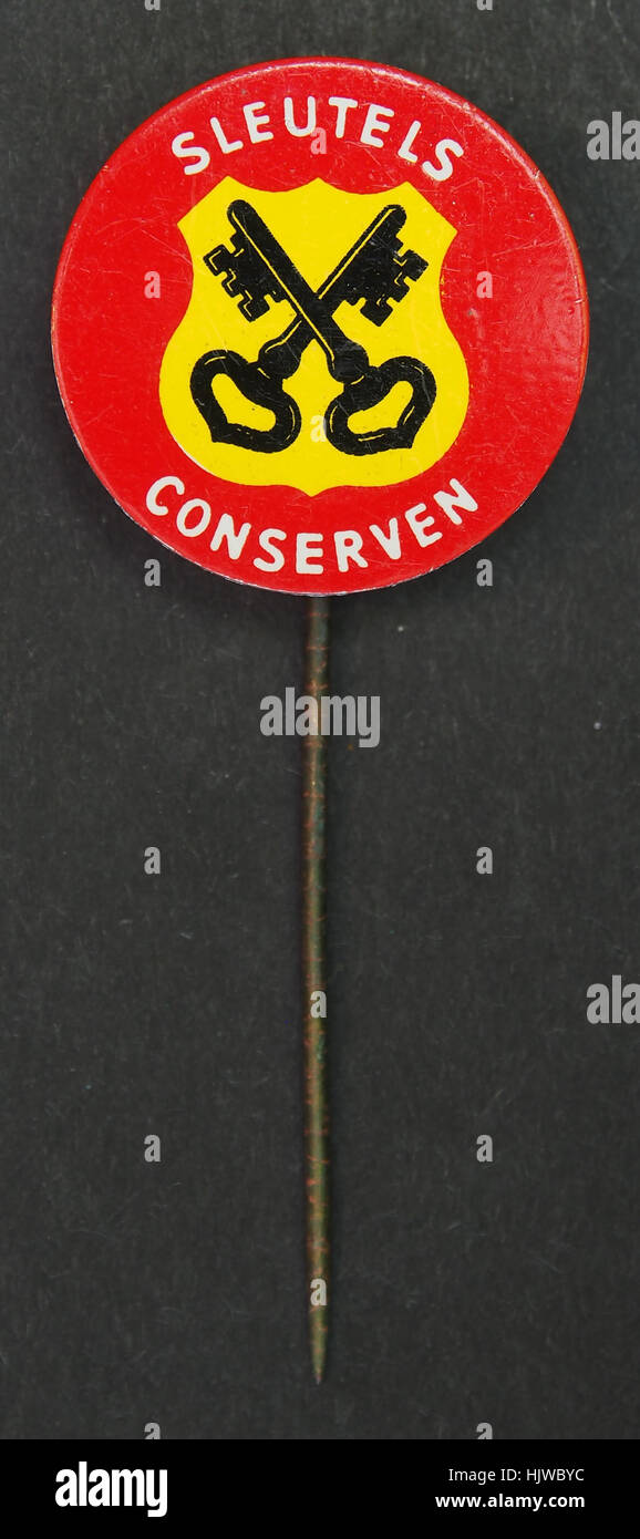 Sleutels Conserven speldje Stock Photo - Alamy
