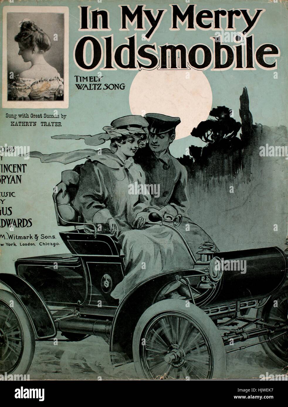 Sheet music cover image of the song ''In My Merry Oldsmobile' Timely