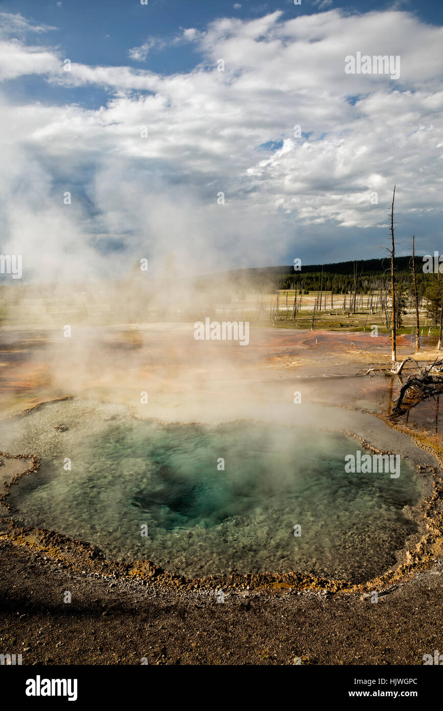 Firehole spring yellowstone hi-res stock photography and images - Alamy