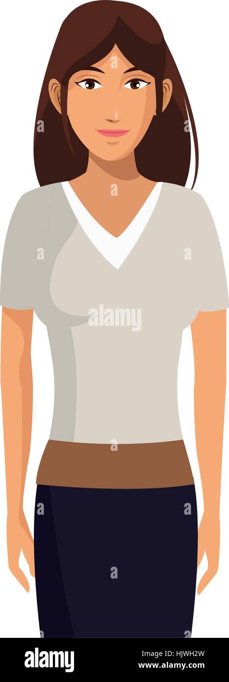 woman cartoon icon Stock Vector Image & Art - Alamy