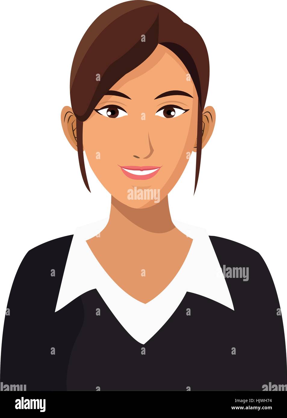 woman cartoon icon Stock Vector Image & Art - Alamy