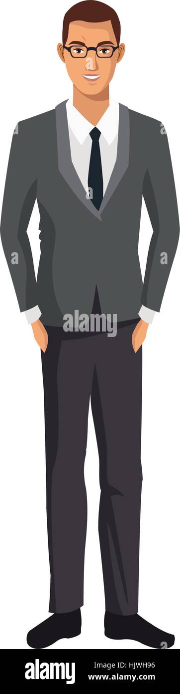 businessman cartoon icon Stock Vector Image & Art - Alamy
