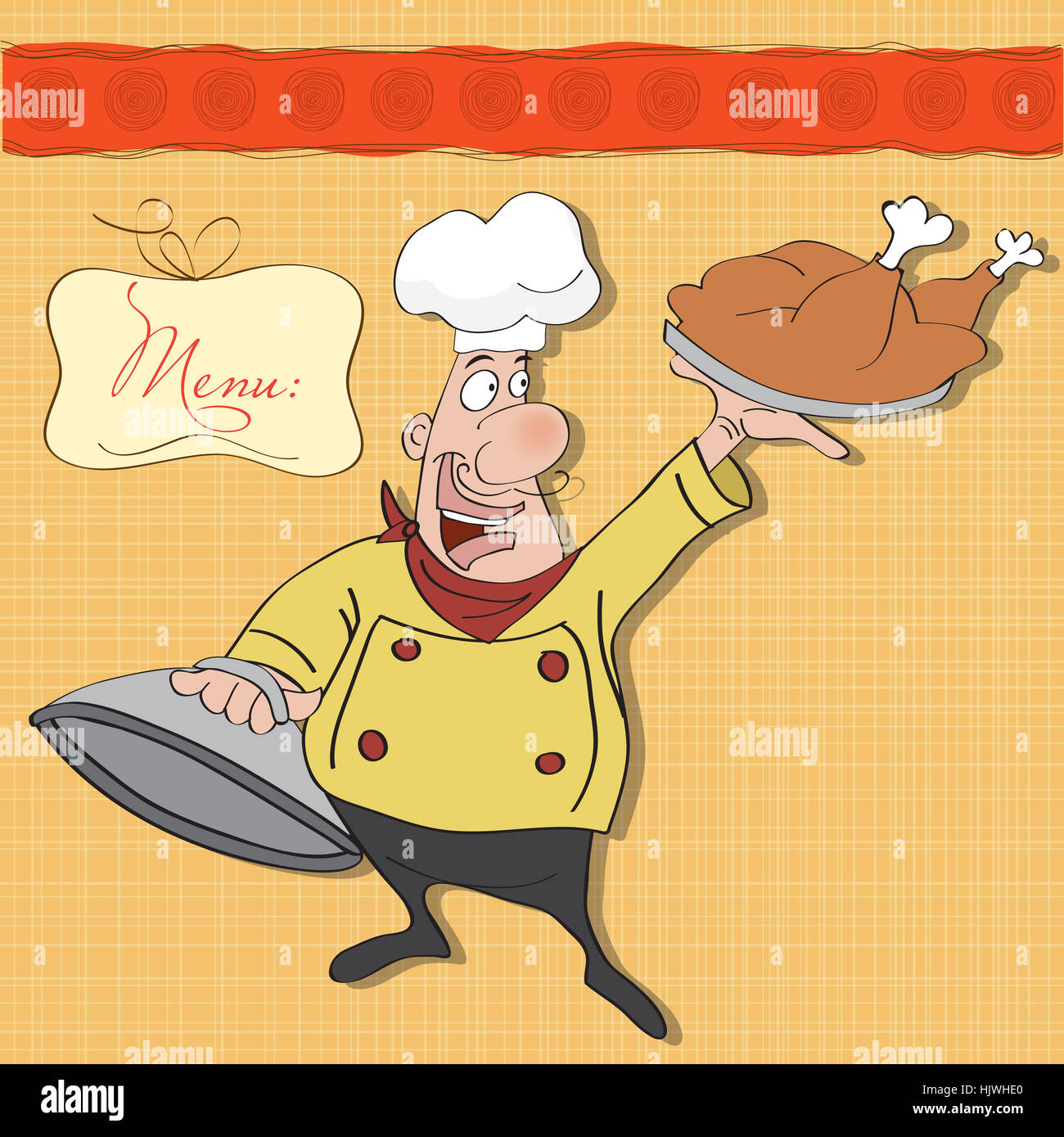 cafe, baker, banner, chef, cartoon, buffet, backdrop, background, cafe
