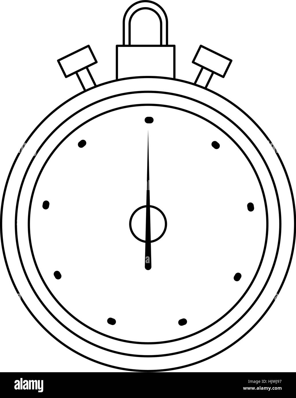 chronometer device icon Stock Vector Image & Art - Alamy