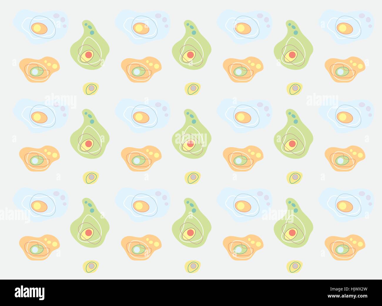 Wallpaper patterns and fabric patterns as vector graphic. Stock Vector