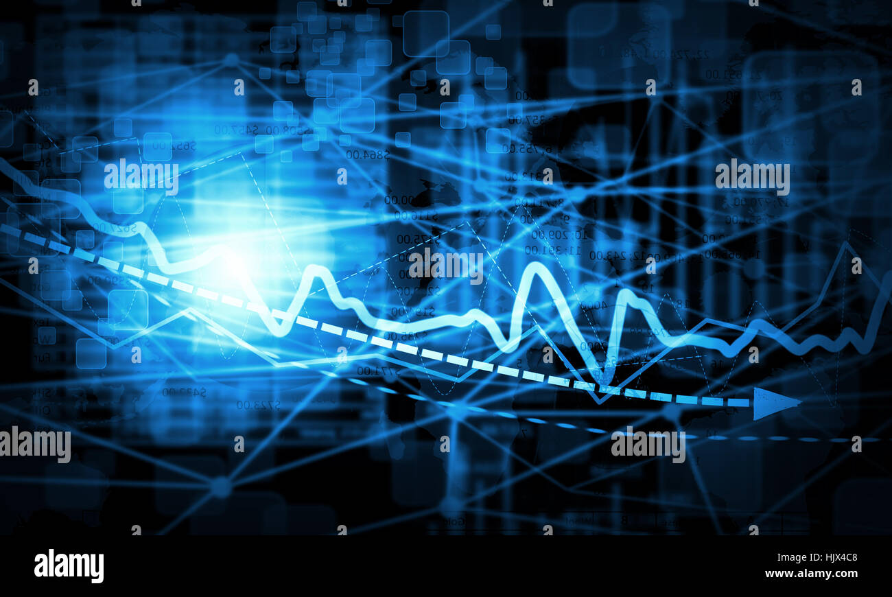 Highi Tech Network Graph Background business image with graphs and diagrams hi-res stock ...