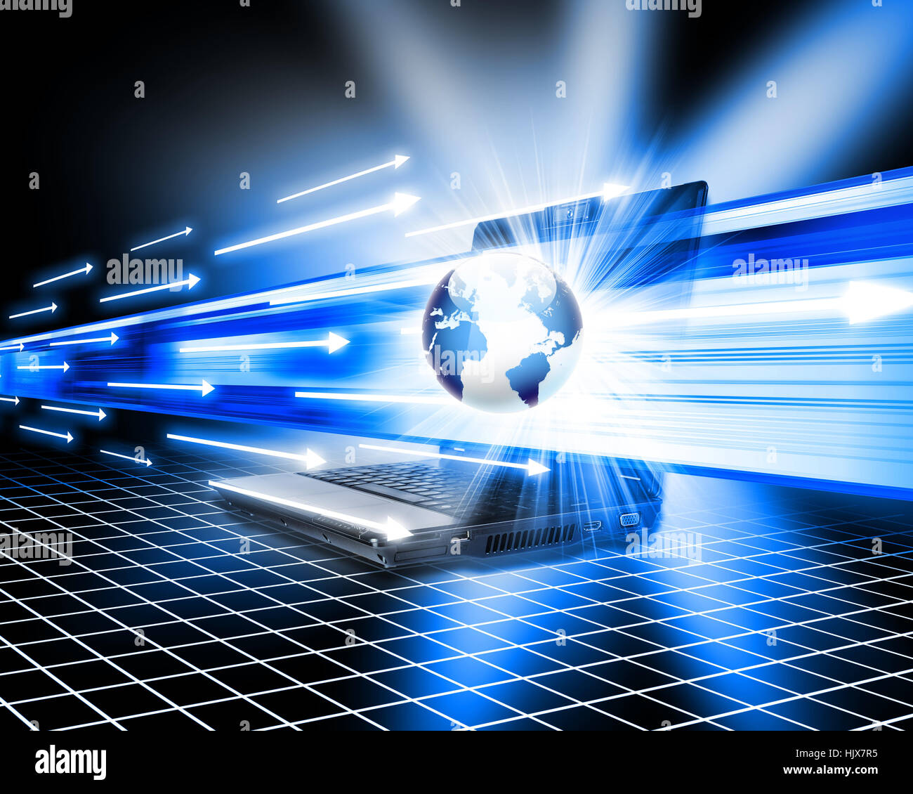 Laptop screens symbol global hi-res stock photography and images - Alamy