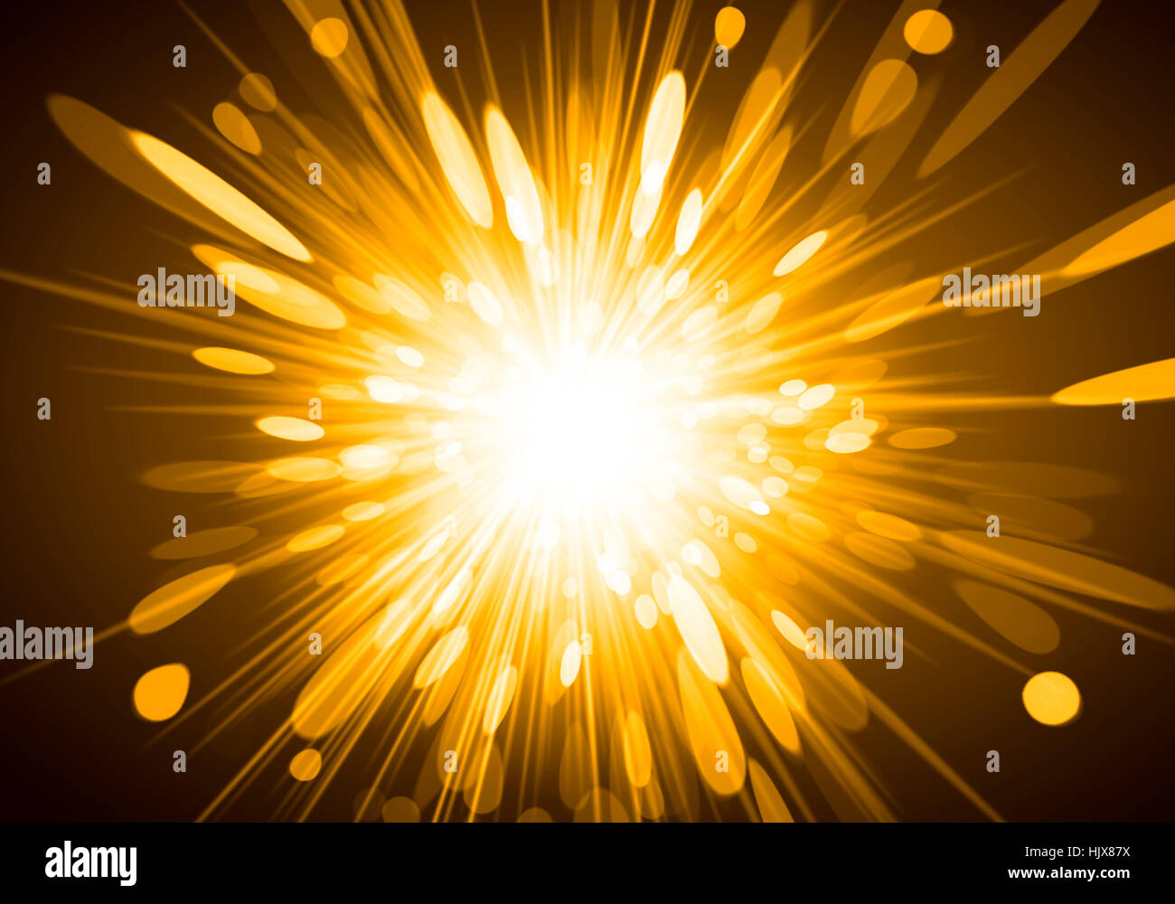 Abstract background image of blue bokeh lights and beams Stock Photo ...