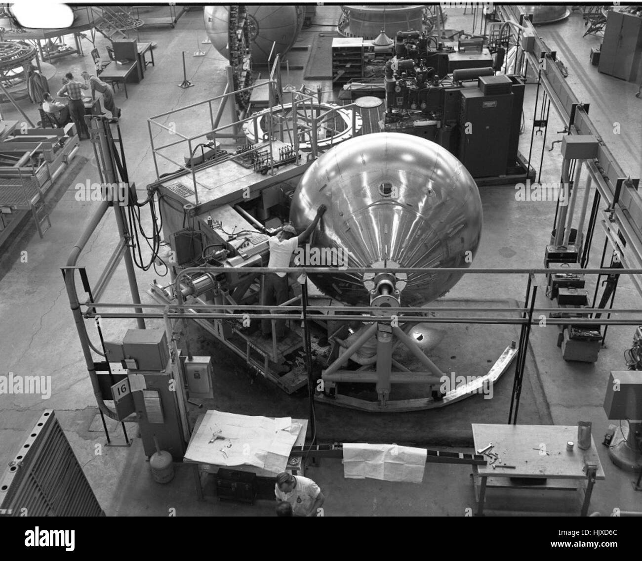 This collection of images showcases the Atlas missile program ...