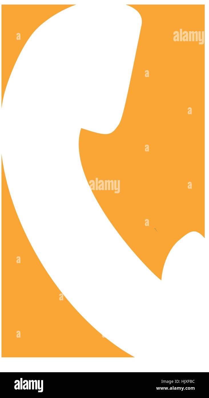 phone icon button thumbnail vector illustration design Stock Vector ...