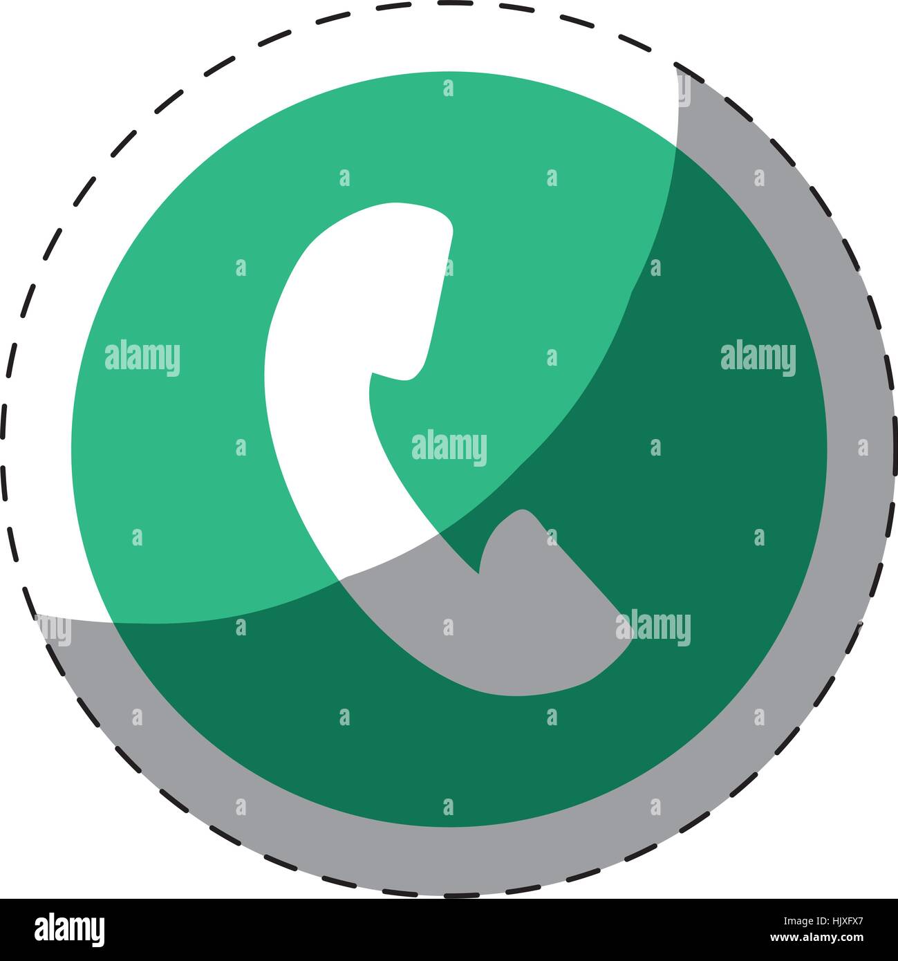 phone icon button thumbnail vector illustration design Stock Vector ...