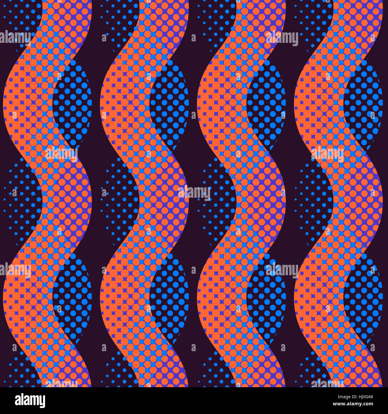 Abstract seamless pattern. Pixelated waves motif background. Print ...