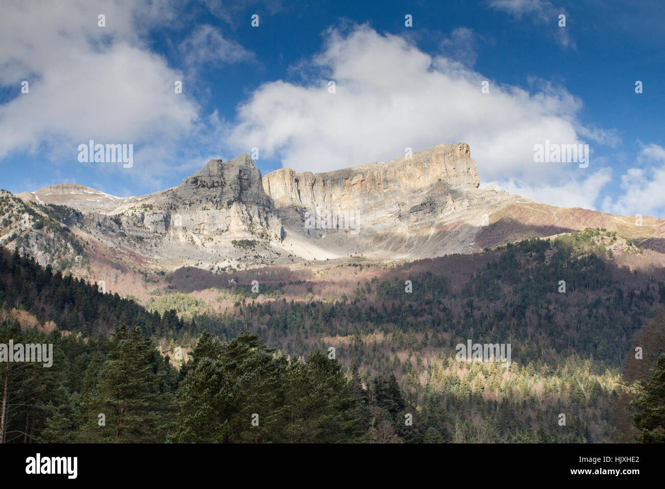 castillo-de-acher-mountain-viewed-from-oza-forest-in-hecho-valley