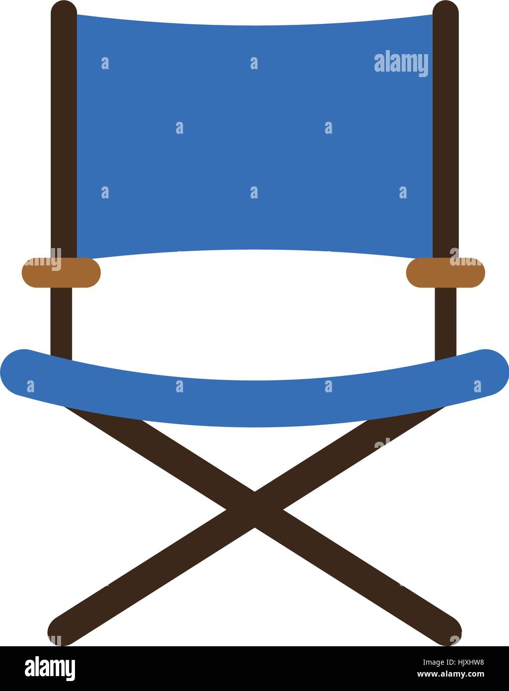Directors chair isolated icon vector hires stock photography and