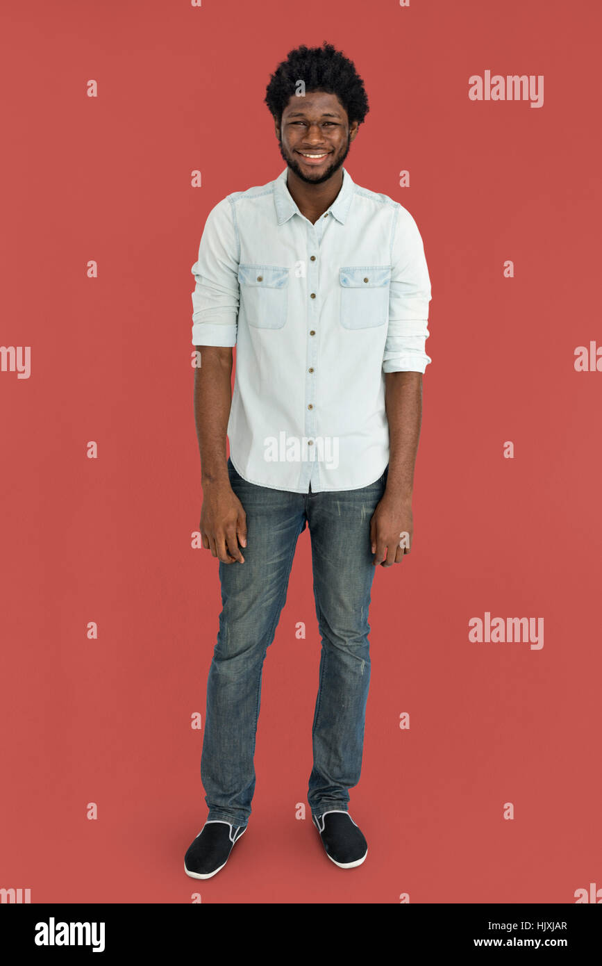 People Man Full Body Studio Shoot Concept Stock Photo Alamy
