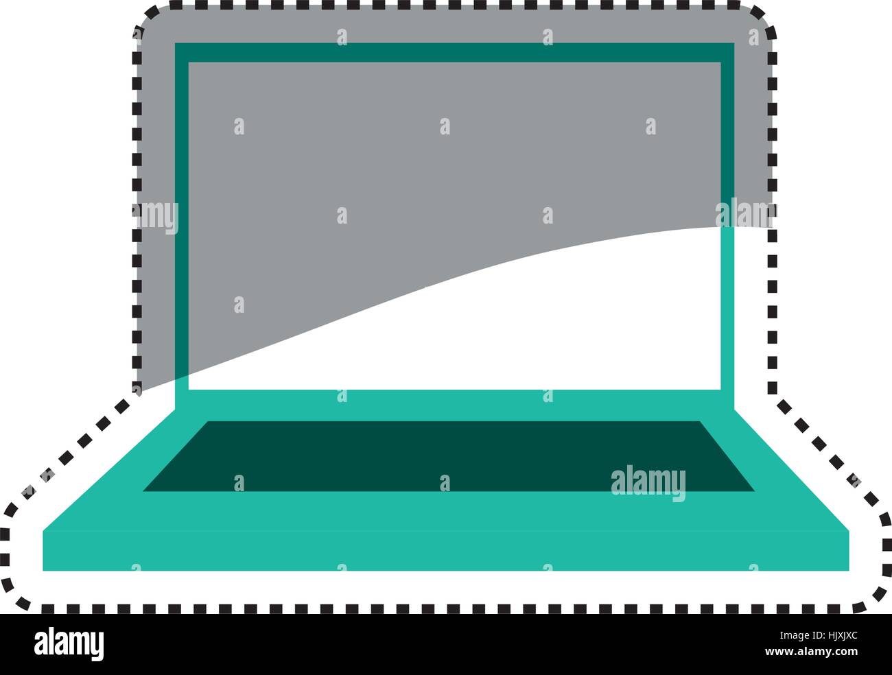 Laptop computer technology icon vector illustration graphic design ...