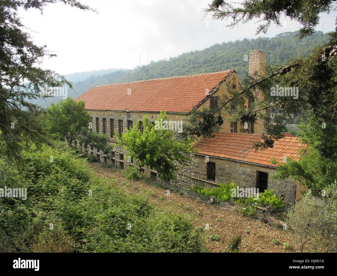 Old silk factory in Maasser Beiteddine, Chouf, Lebanon Stock Photo Alamy