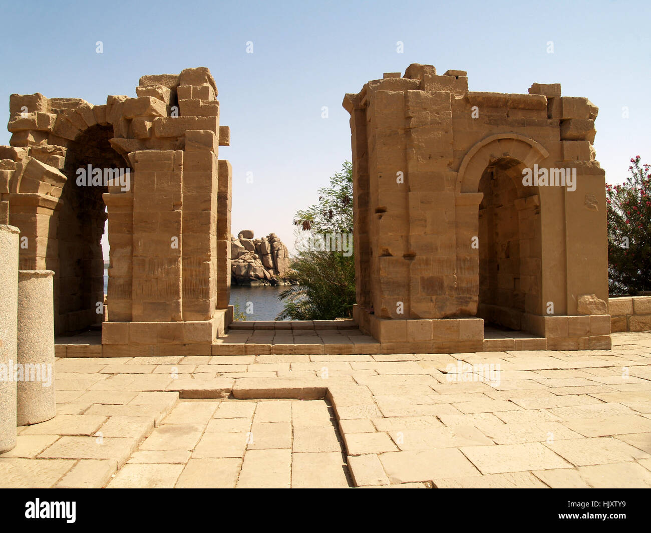 egypt temple of isis philae Stock Photo