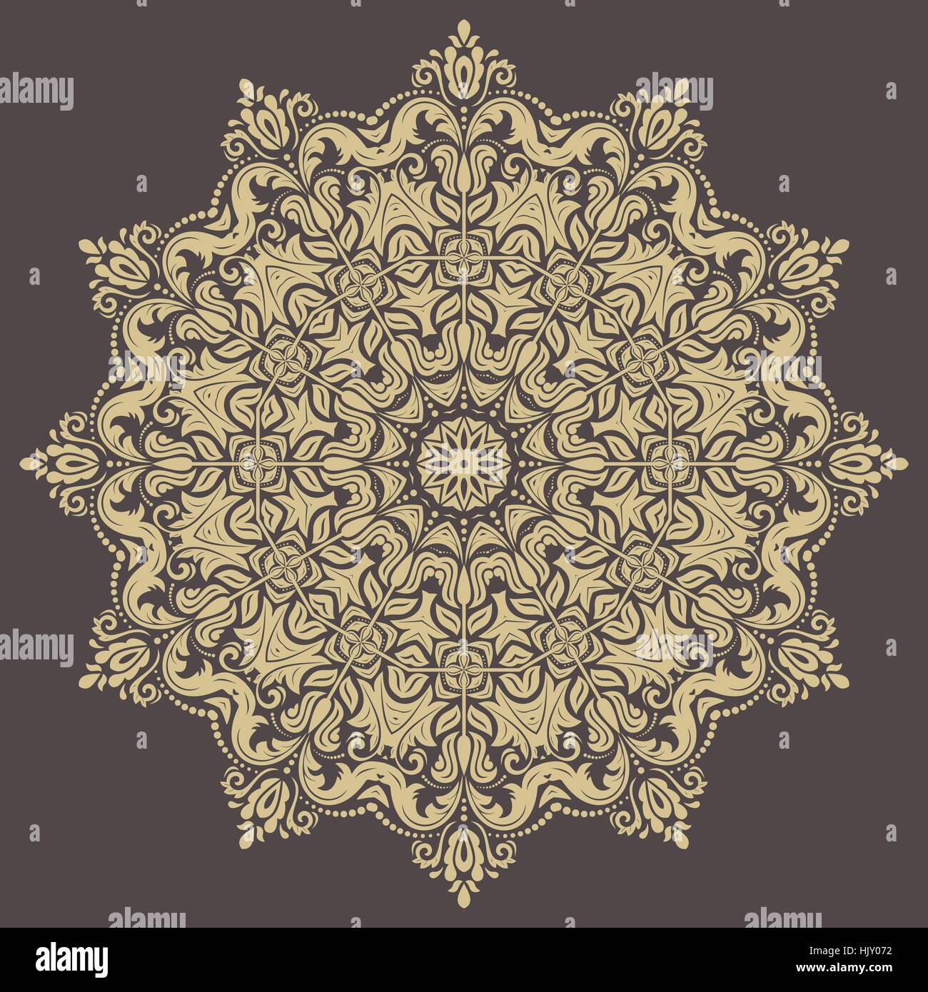 Elegant Vector Ornament in Classic Style Stock Vector Image & Art - Alamy