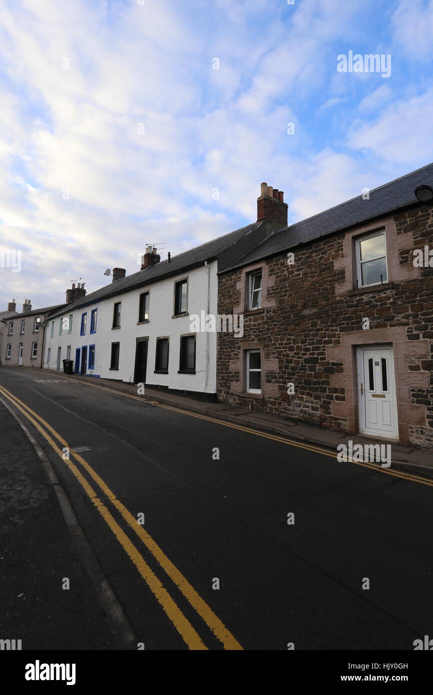 Errol street scene Scotland January 2017 Stock Photo