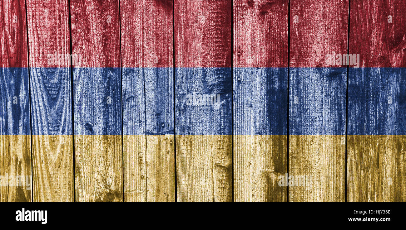 Flag of Armenia on weathered wood Stock Photo - Alamy