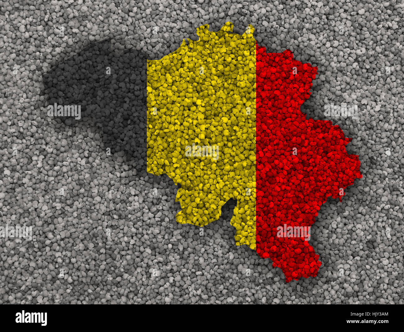 Textured map of Belgium Stock Photo - Alamy