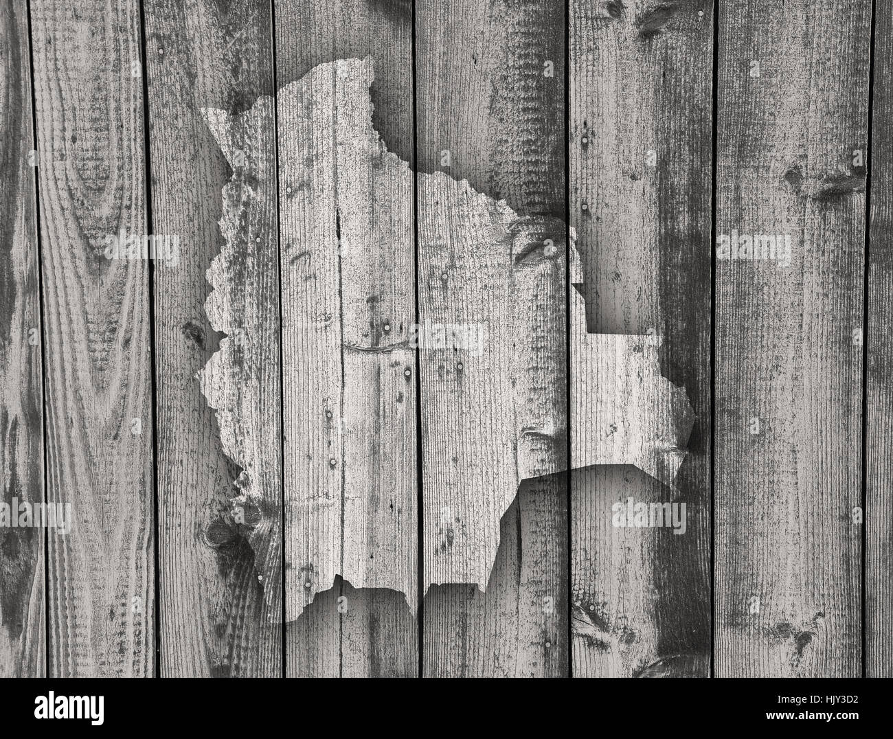 Map of Bolivia on weathered wood Stock Photo - Alamy