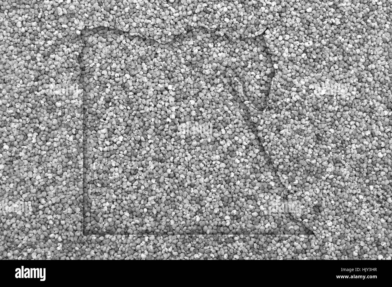 Map of Egypt on poppy seeds Stock Photo Alamy