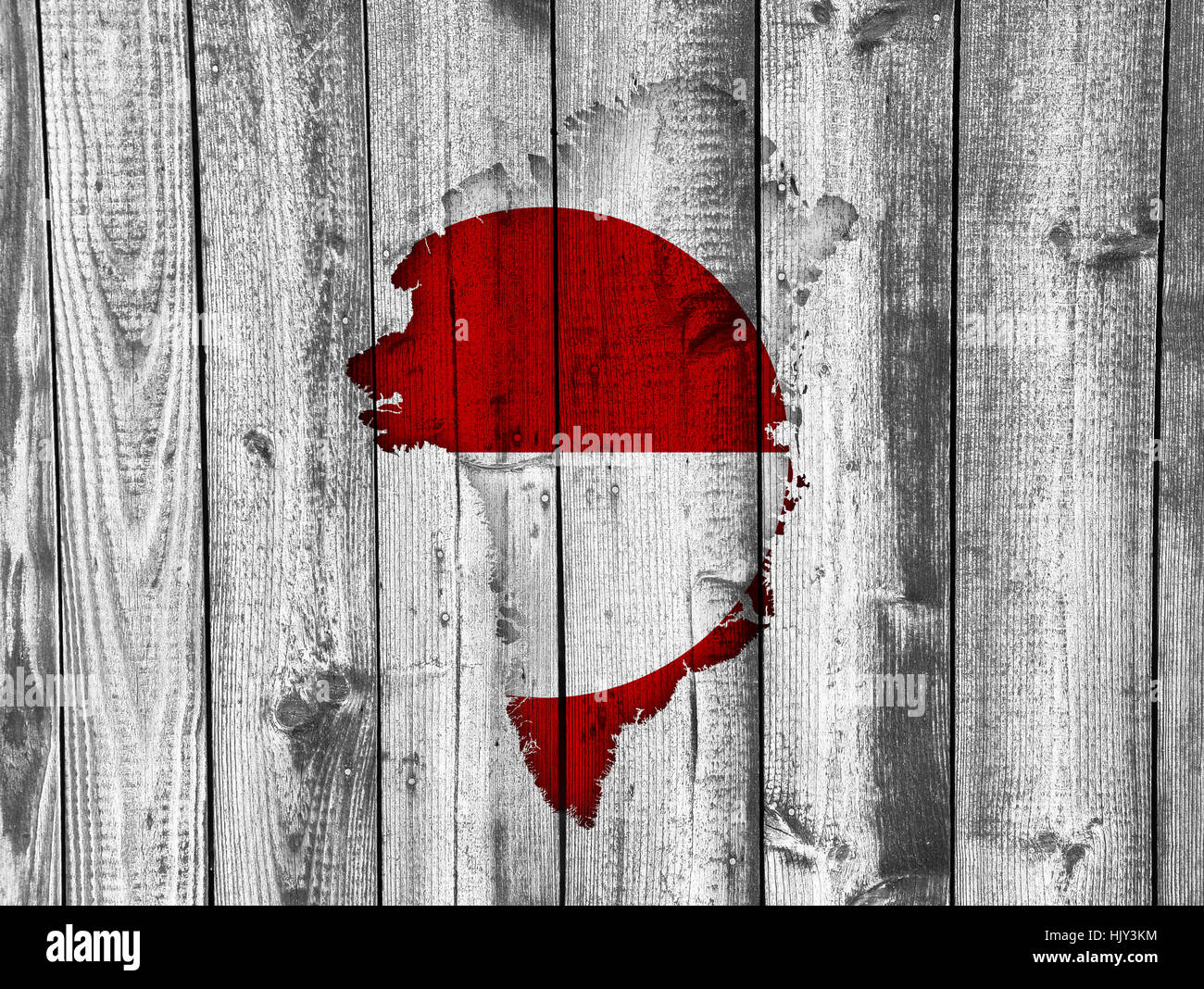 Map and flag of Greenland on weathered wood Stock Photo - Alamy